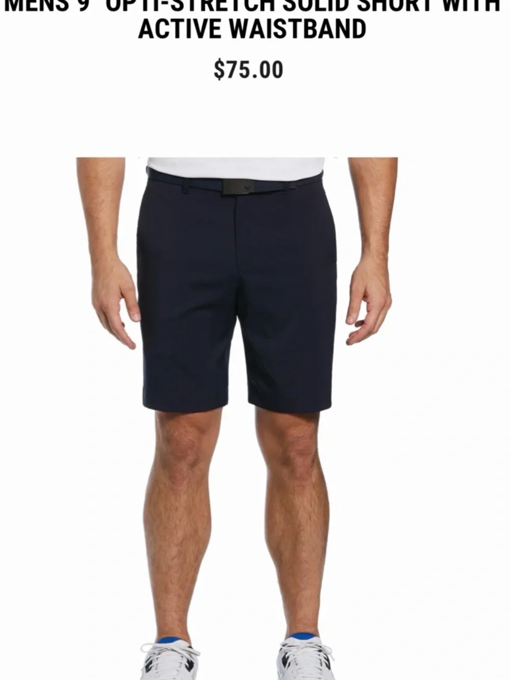 Callaway Men's Navy Blue Performance Golf Shorts